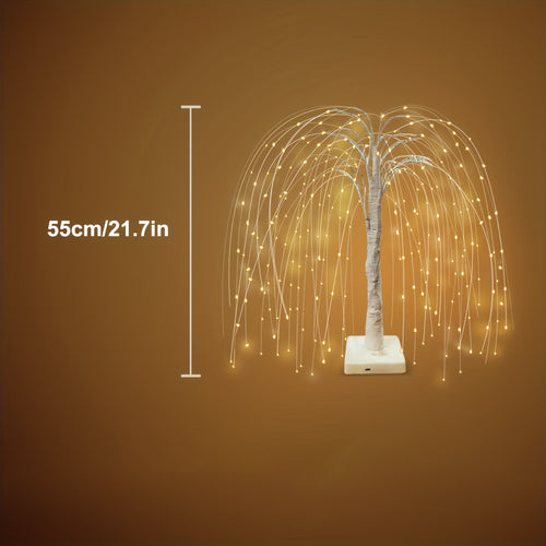 WillowLight - Romantic Willow Tree Table Lamp with 192 LEDs and 8 Lighting Modes