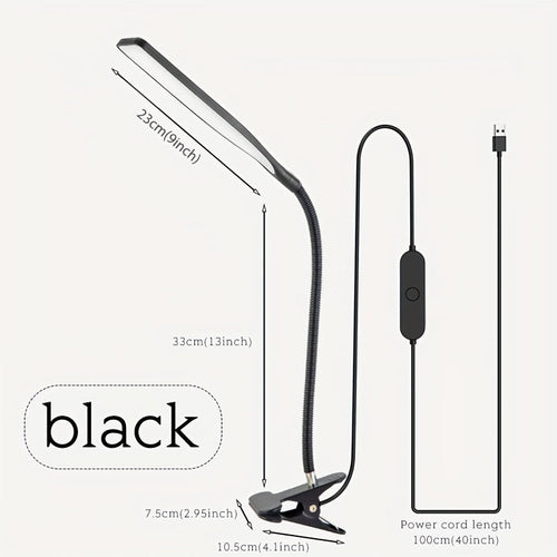 FlexiGlow - LED Desk Lamp with Gooseneck and Clamp