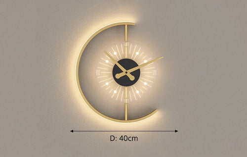 LED Light Clock – Modern Wall Clock with Integrated Lighting