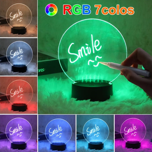 3DGlow - LED Night Light with 16 Colour Changes and USB/Battery Power