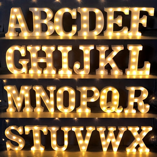 AlphaGlow - LED Decorative Letter Lamp with Battery Power