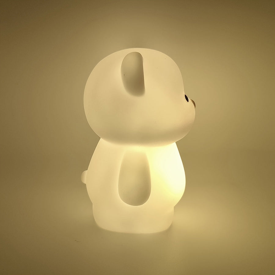RusticBear - Freestanding Bear Night Light with LED Spotlight