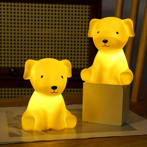 PuppyGlow - Cute Cartoon Dog Lamp with Warm Light for Room Decoration