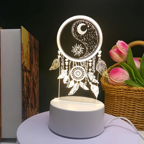 DreamLight - 3D Dreamcatcher LED Table Lamp