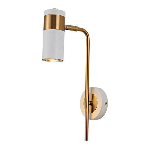 Modern Minimalist Rotatable Spotlight LED Wall Light in Iron