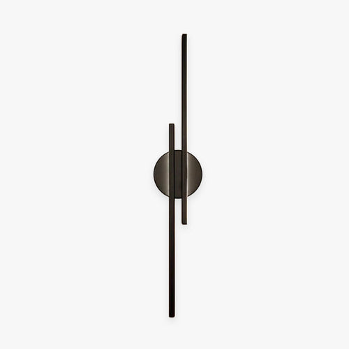 Alana Modern LED Wall Light - Twin Linear, Black/White, Metal, Bedroom