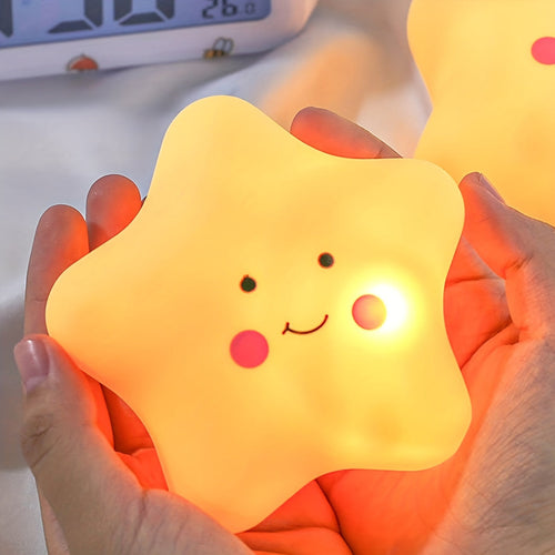StarGlow - Cute Pentagram Night Light for Bedroom & Children's Room