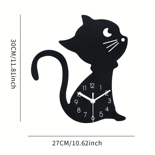 ModernPaws – Creative Cat Wall Clock for Stylish Interiors