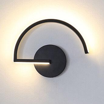 Modern Minimalist Curves Line LED Wall Light Single Light