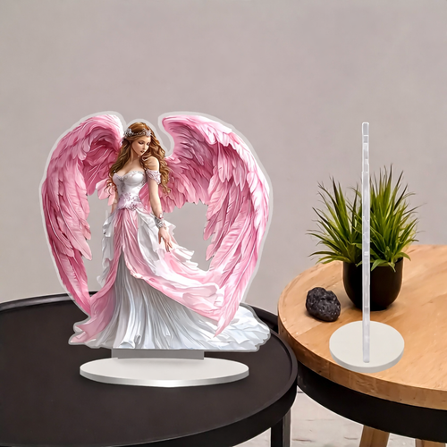 Table Decoration Acrylic Angel Wings Interior Art