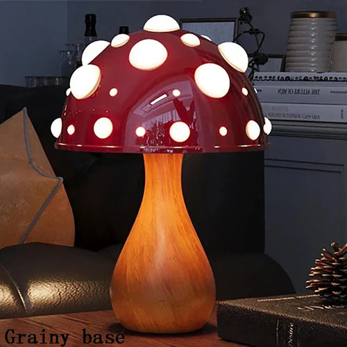 GlowMush - Retro LED Table Lamp in Mushroom Design