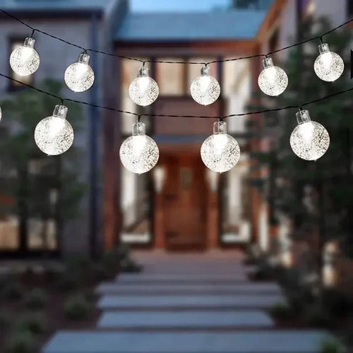 RadiantGlimmer - Waterproof Solar LED String Lights