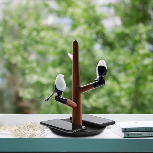 Bliss Lamp with Dual Wireless Phone Charger