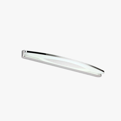 Leigh Modern Minimalist Oval LED Wall Light - Chrome, Bedroom/Bathroom, Metal Acrylic