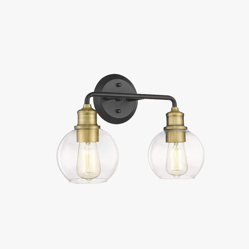 Emma - Sleek LED Indoor Wall Light - Black Glass, Kitchen/Living Room