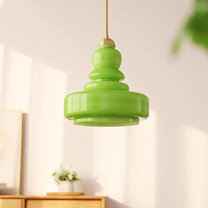 GlassElegance - Stylish Glass Pendant Light for Living Room and Kitchen
