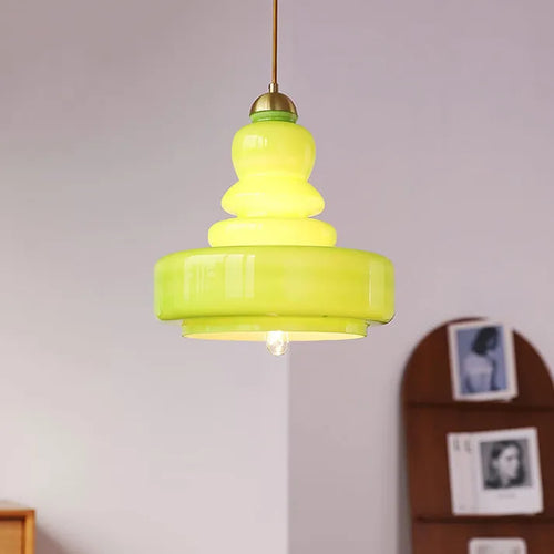 GlassElegance - Stylish Glass Pendant Light for Living Room and Kitchen