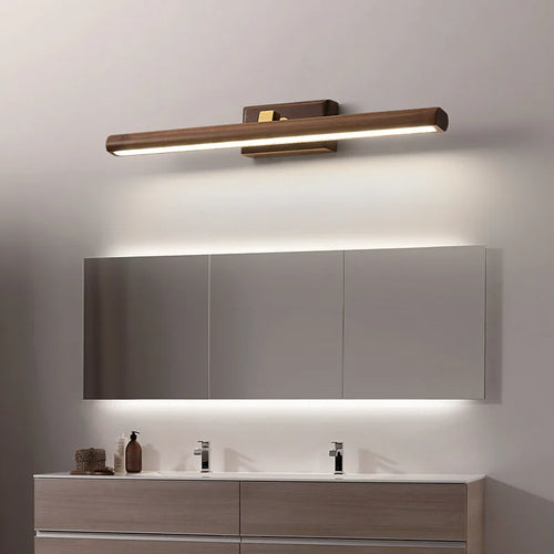LumiMystic - Walnut Wood Wall Lamp