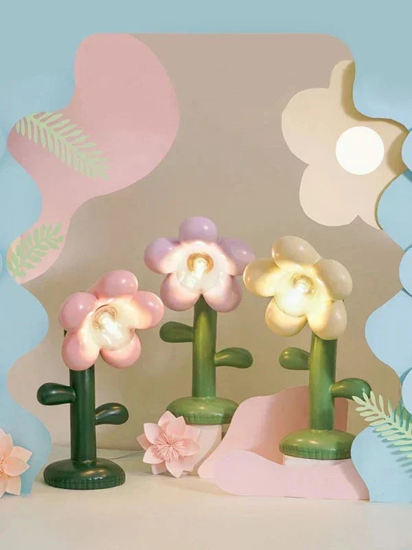 FloraGlow - Flower-Shaped LED Table Lamp with LED Bulb – Creative Night Light