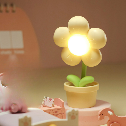 LED Flower Plastic Table Lamp Decorative Night Light
