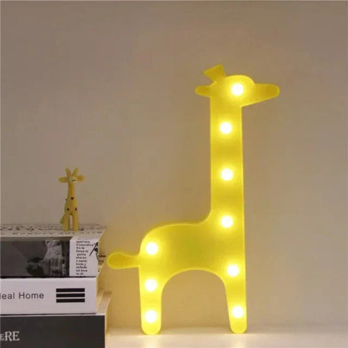 LumiZoo – LED Giraffe Night Light for Children, Dimmable Table Lamp & Bedroom Decoration