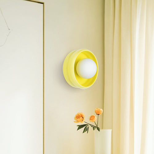 Modern Striped Simple Ceramic Wall Lamp