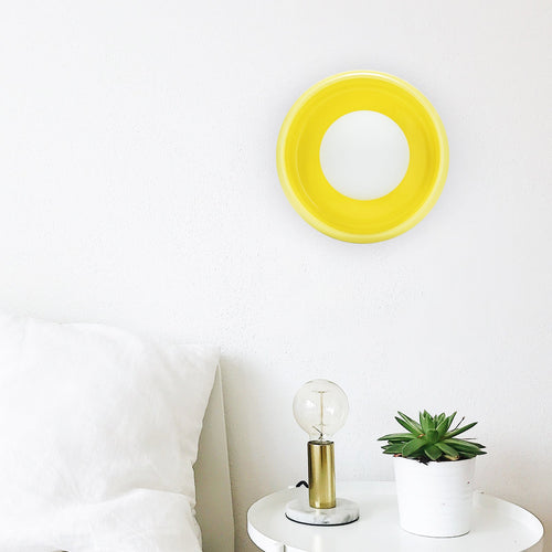 Modern Striped Simple Ceramic Wall Lamp