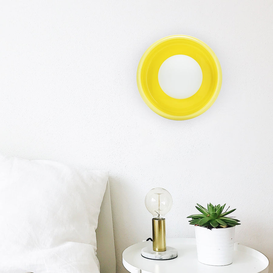 Modern Striped Simple Ceramic Wall Lamp