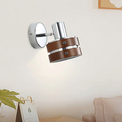 French Style Brown Mini Wall Lamp