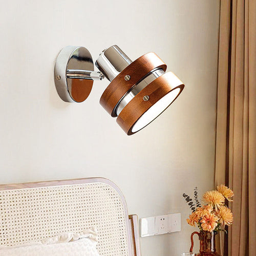 French Style Brown Mini Wall Lamp