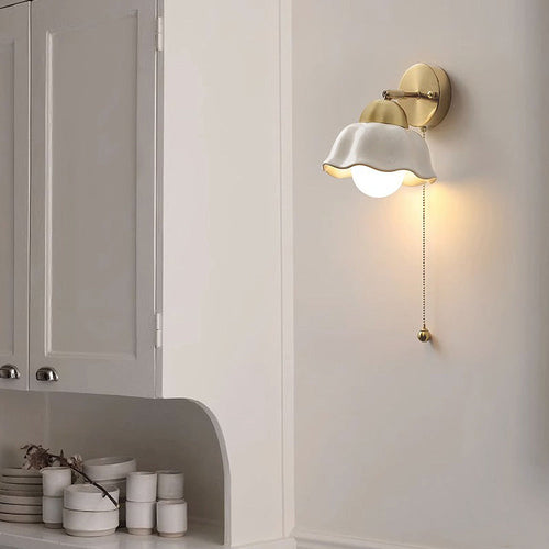French White Adjustable Wall Lamp