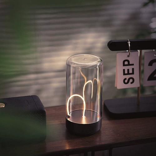 Modern Magnetic Transparent Acrylic Mini Table Lamp
