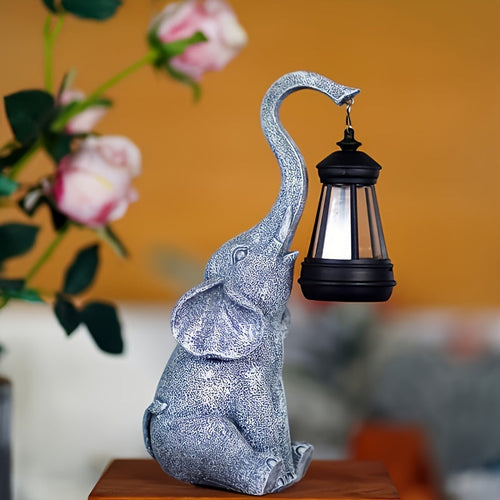 Elephant Solar Garden Light – Modern LED Outdoor Decoration