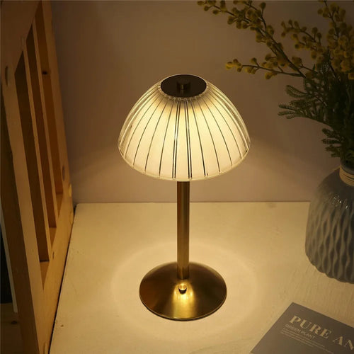 LumiVista – Wireless LED Table Lamp with Dimmer, Eye-Friendly Night Light