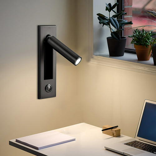 GlowNest - Built-In Bedside Table Wall Lamp