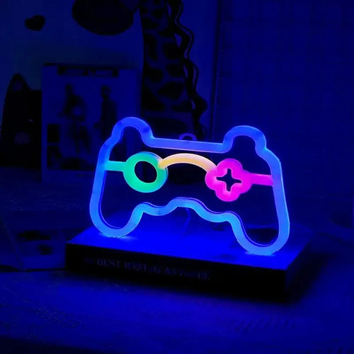 NeonGlow - LED Game Controller Neon Sign for Gamers