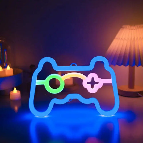 NeonGlow - LED Game Controller Neon Sign for Gamers