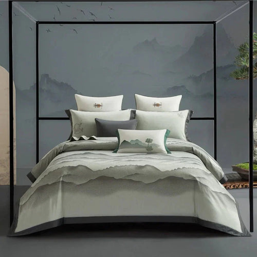Tranquille Valleys Duvet Cover Set – Egyptian Cotton