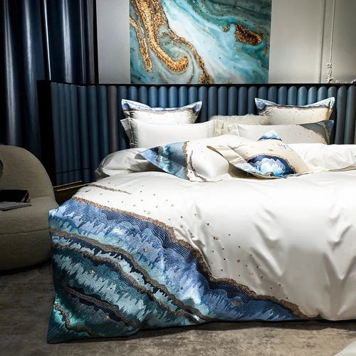 Whimsical Waters Duvet Cover Set – Egyptian Cotton