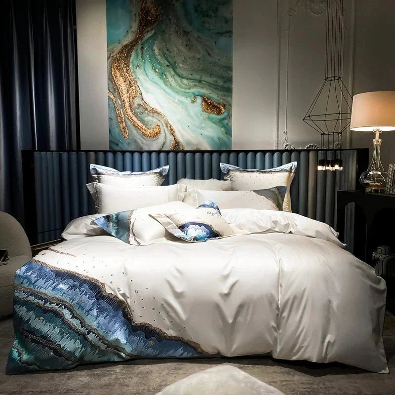 Whimsical Waters Duvet Cover Set – Egyptian Cotton