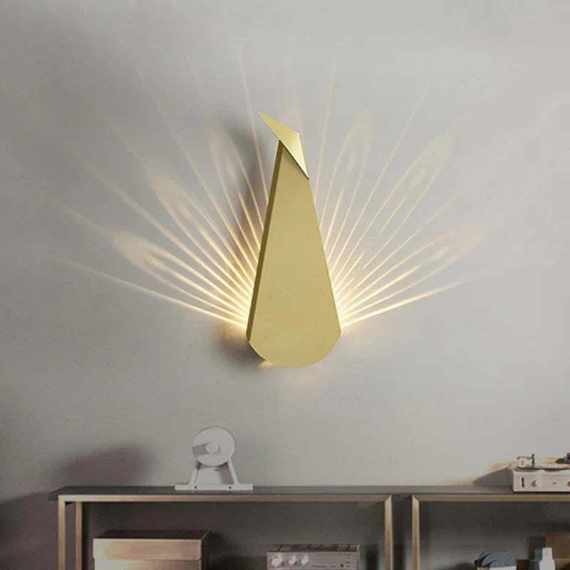 ElegantLight - Peacock Wall Lamp Modern LED
