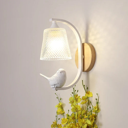 NordicBird - Modern Wall Lamp with Bird Design for Bedroom and Living Room