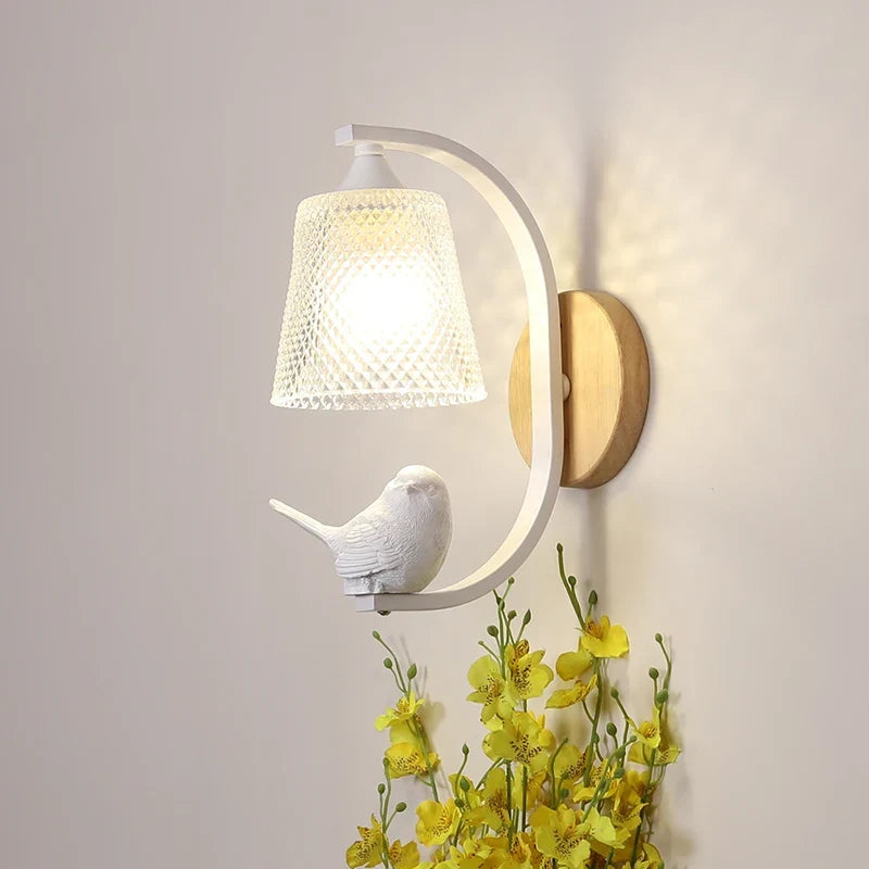 NordicBird - Modern Wall Lamp with Bird Design for Bedroom and Living Room