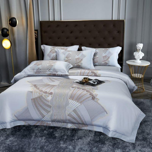 Silver Sails Duvet Cover Set – Egyptian Cotton