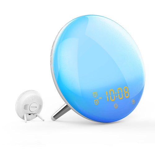 Wi-Fi LED Alarm Clock with Colour-Changing Display