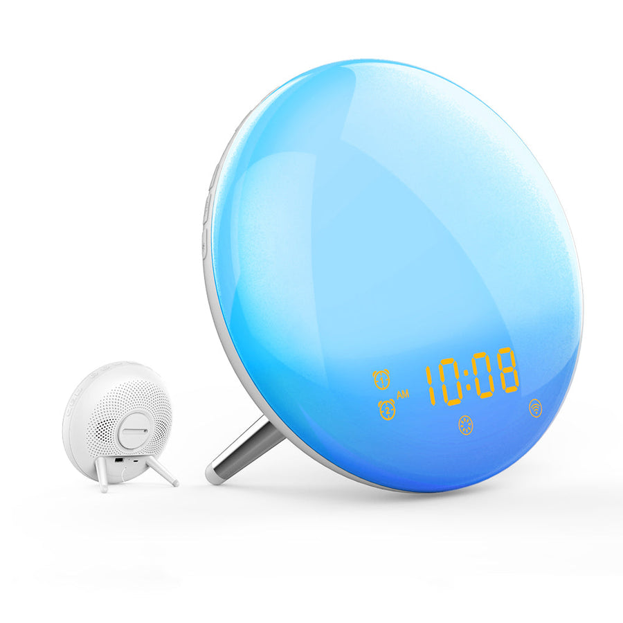 Wi-Fi LED Alarm Clock with Colour-Changing Display