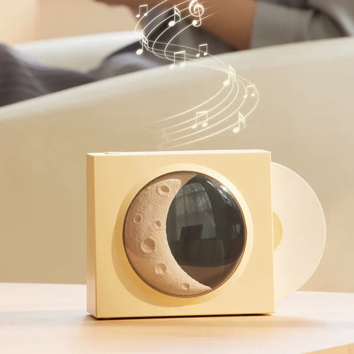 MoonGlow – LED Moon Lamp with Music & Bluetooth Speaker | Atmospheric Lighting