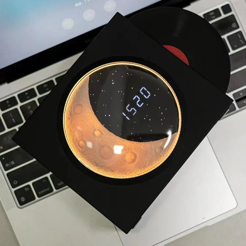 MoonGlow – LED Moon Lamp with Music & Bluetooth Speaker | Atmospheric Lighting