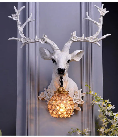 ModernCharm - Rustic Deer Lamp
