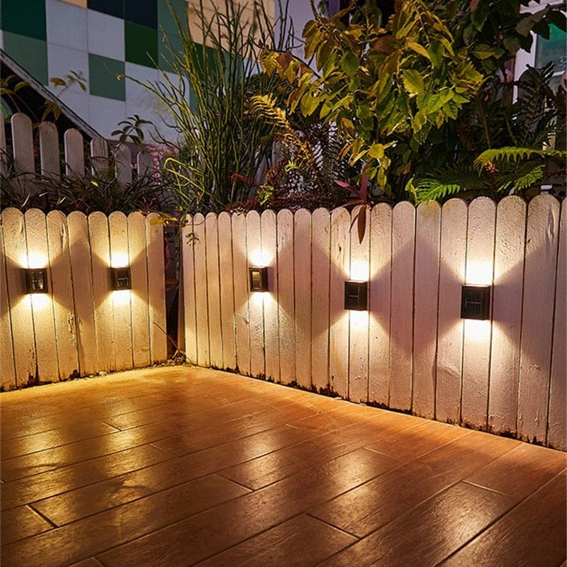 EcoShine - Solar-Powered Terrace Wall Light